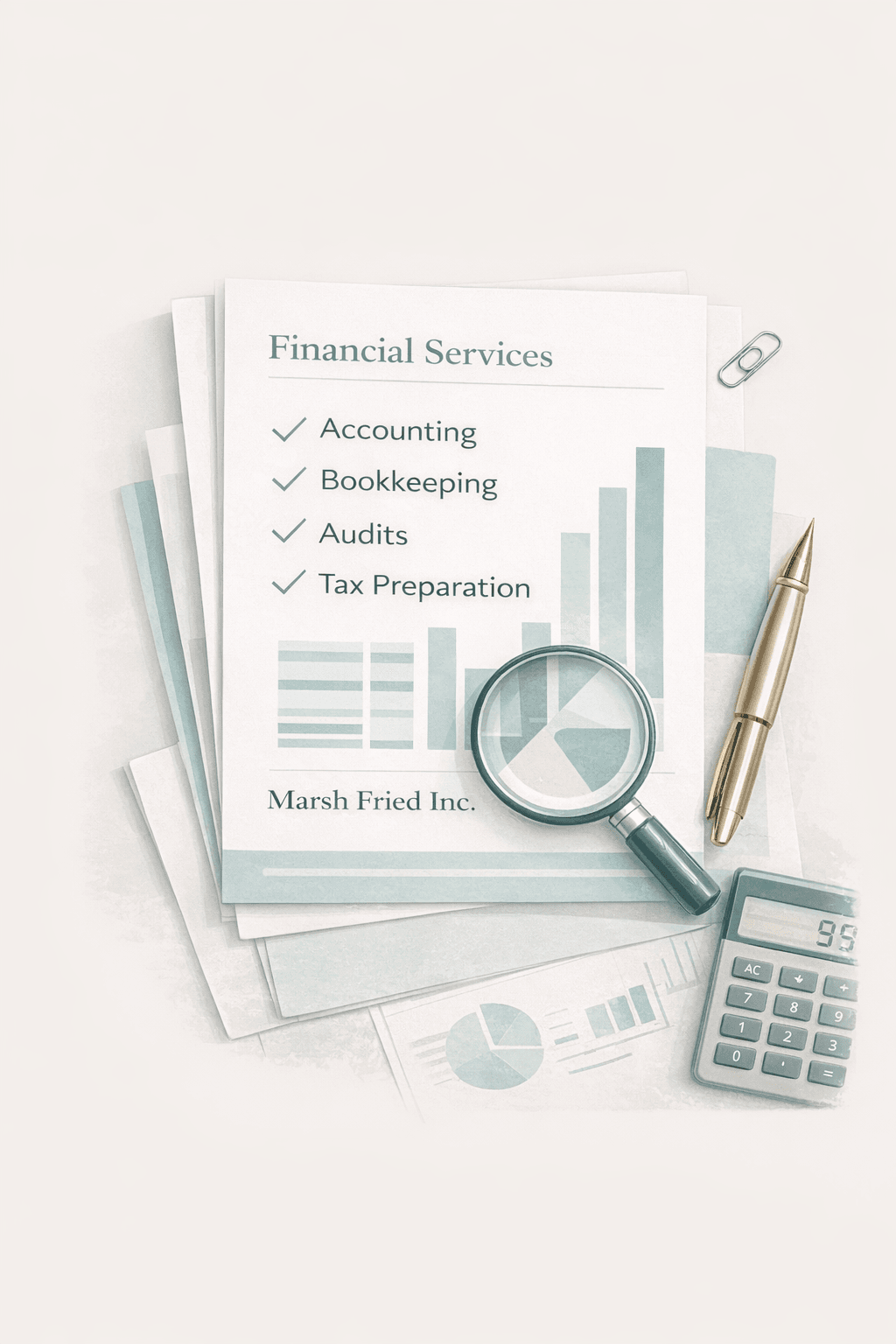 Financial services checklist: tax preparation, accounting, bookkeeping, and reporting